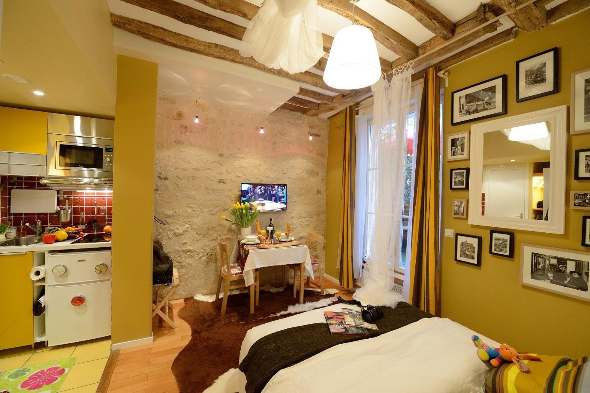 Les Patios Du Marais 1 Apartment Paris Phòng bức ảnh