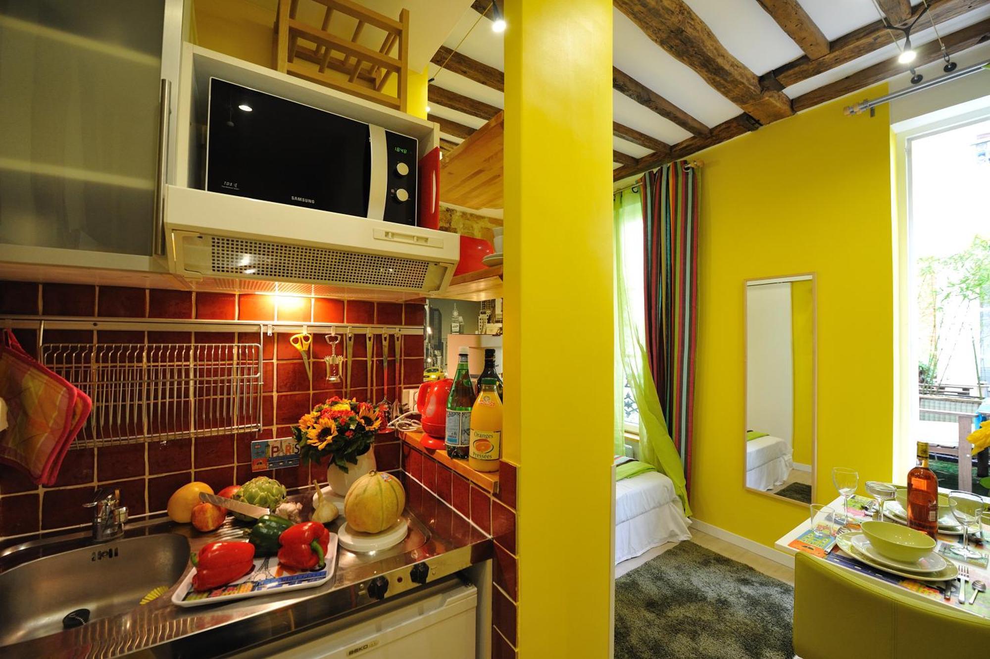 Les Patios Du Marais 1 Apartment Paris Phòng bức ảnh
